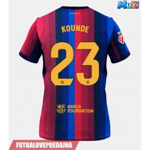 Lacne Muži Futbalové dres Barcelona Jules Kounde #23 2026-27 Krátky Rukáv - Domáci